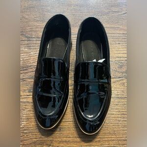 Kelly & Katie Glossy Black Loafers🤍🤍